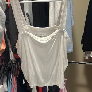 American Eagle Outfitters Women's White Top